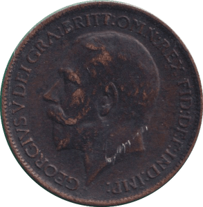 1914 FARTHING ( VF ) - FARTHING - Cambridgeshire Coins