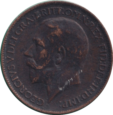 1914 FARTHING ( VF ) - FARTHING - Cambridgeshire Coins