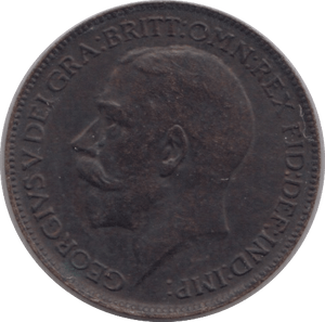 1914 FARTHING ( VF ) - Farthing - Cambridgeshire Coins