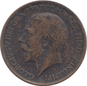 1914 FARTHING ( VF ) - Farthing - Cambridgeshire Coins