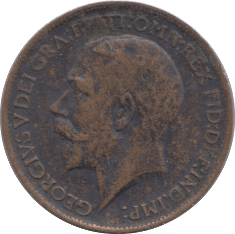 1914 FARTHING ( VF ) - Farthing - Cambridgeshire Coins