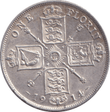 1914 FLORIN ( EF ) - FLORIN - Cambridgeshire Coins