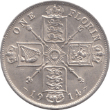 1914 FLORIN ( EF ) - FLORIN - Cambridgeshire Coins