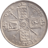 1914 FLORIN ( EF ) - FLORIN - Cambridgeshire Coins
