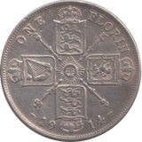 1914 FLORIN ( EF ) - FLORIN - Cambridgeshire Coins