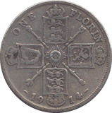 1914 FLORIN ( F ) - FLORIN - Cambridgeshire Coins