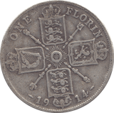 1914 FLORIN ( FINE ) - FLORIN - Cambridgeshire Coins