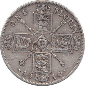 1914 FLORIN ( GF ) - FLORIN - Cambridgeshire Coins