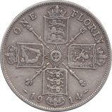 1914 FLORIN ( GF ) - FLORIN - Cambridgeshire Coins