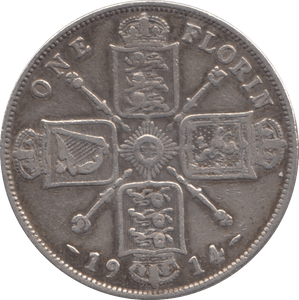 1914 FLORIN ( GF ) - FLORIN - Cambridgeshire Coins