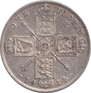 1914 FLORIN ( GF ) - FLORIN - Cambridgeshire Coins