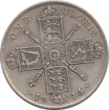 1914 FLORIN ( GF ) - FLORIN - Cambridgeshire Coins