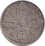 1914 FLORIN ( GVF ) - FLORIN - Cambridgeshire Coins
