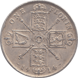 1914 FLORIN ( VF ) - FLORIN - Cambridgeshire Coins