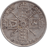 1914 FLORIN ( VF ) - FLORIN - Cambridgeshire Coins