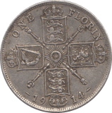 1914 FLORIN ( VF ) - FLORIN - Cambridgeshire Coins