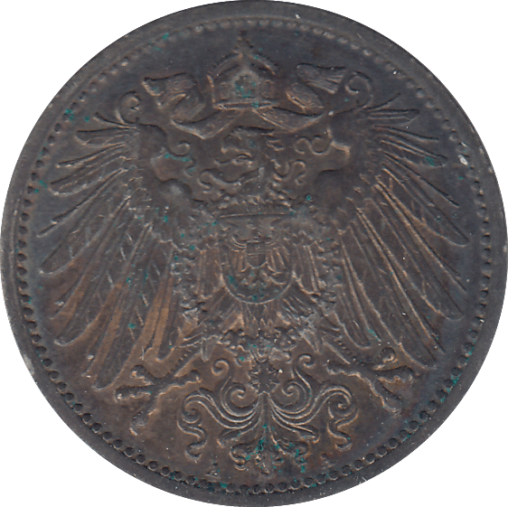 1914 GERMANY 1 MARK - SILVER WORLD COINS - Cambridgeshire Coins