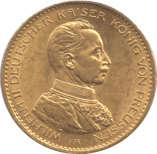 1914 GOLD 20 MARK GERMANY - Gold World Coins - Cambridgeshire Coins