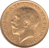 1914 GOLD HALF SOVEREIGN ( AUNC ) - HALF SOVEREIGN - Cambridgeshire Coins