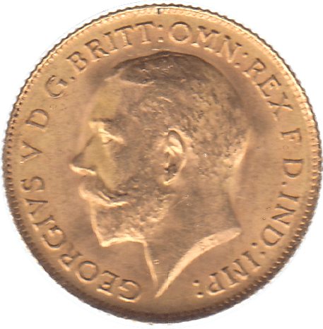 1914 GOLD HALF SOVEREIGN ( AUNC ) - Half Sovereign - Cambridgeshire Coins