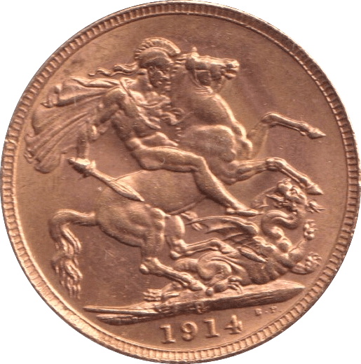 1914 GOLD SOVEREIGN ( AUNC ) PERTH MINT - Sovereign - Cambridgeshire Coins