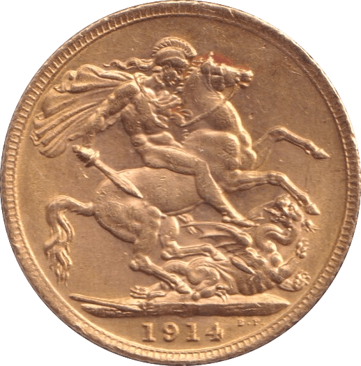 1914 GOLD SOVEREIGN ( AUNC ) - SOVEREIGN - Cambridgeshire Coins
