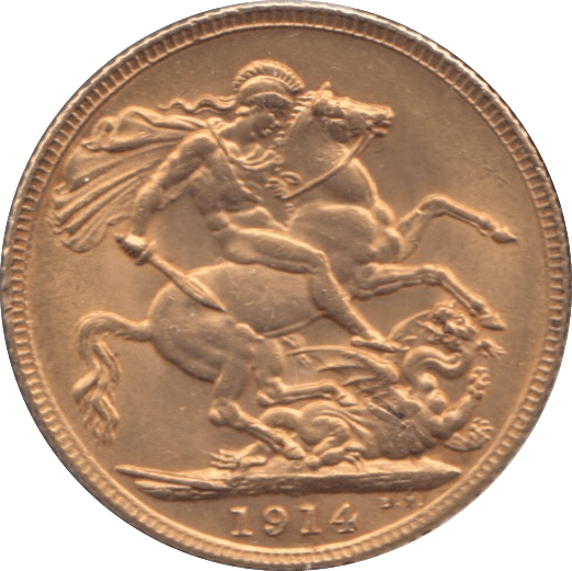 1914 GOLD SOVEREIGN ( AUNC ) - SOVEREIGN - Cambridgeshire Coins