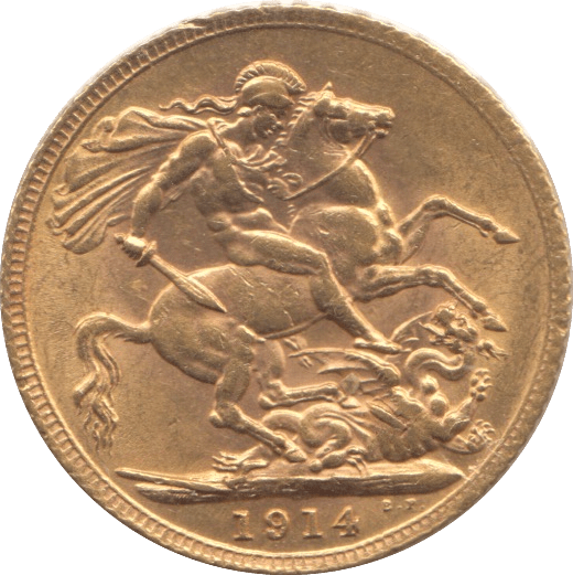 1914 GOLD SOVEREIGN ( AUNC ) - SOVEREIGN - Cambridgeshire Coins