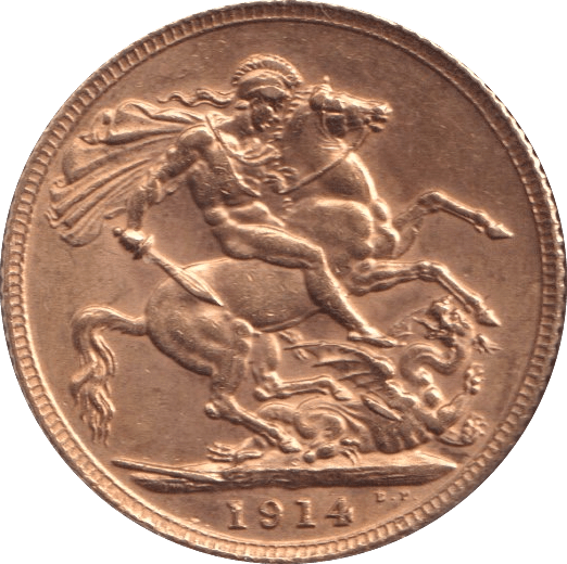1914 GOLD SOVEREIGN ( AUNC ) - SOVEREIGN - Cambridgeshire Coins