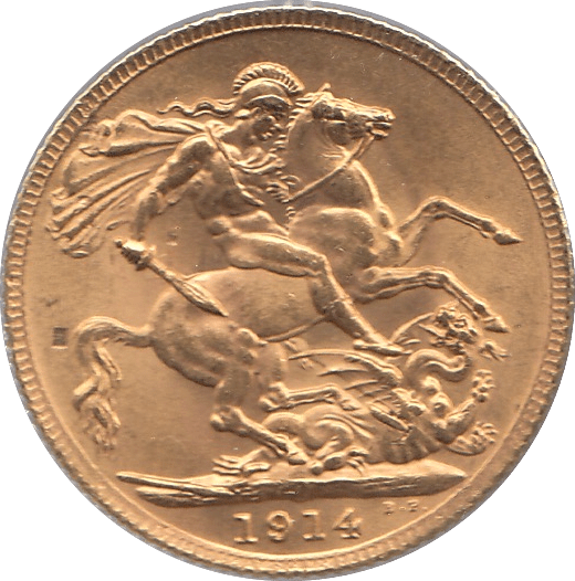1914 GOLD SOVEREIGN ( AUNC ) - SOVEREIGN - Cambridgeshire Coins
