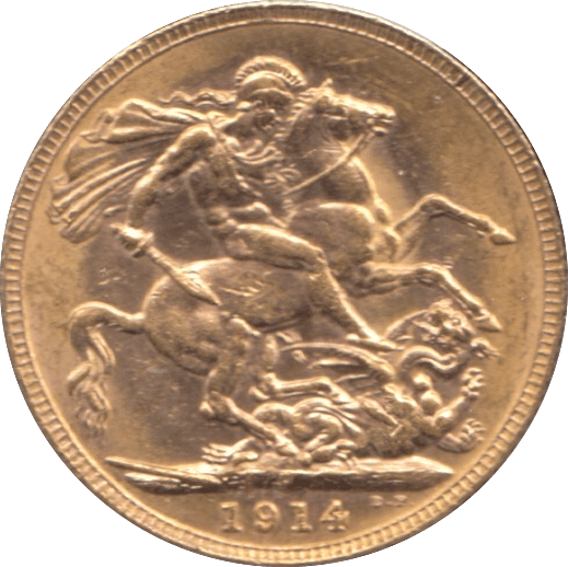 1914 GOLD SOVEREIGN ( EF ) PERTH MINT - SOVEREIGN - Cambridgeshire Coins