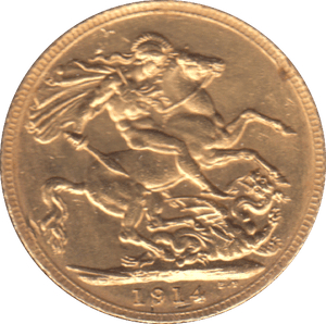 1914 GOLD SOVEREIGN ( EF ) - SOVEREIGN - Cambridgeshire Coins