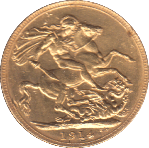 1914 GOLD SOVEREIGN ( EF ) - SOVEREIGN - Cambridgeshire Coins