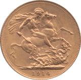 1914 GOLD SOVEREIGN ( UNC ) PERTH MINT - GOLD WORLD COINS - Cambridgeshire Coins