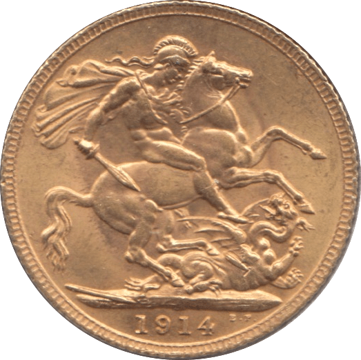 1914 GOLD SOVEREIGN ( UNC ) - SOVEREIGN - Cambridgeshire Coins