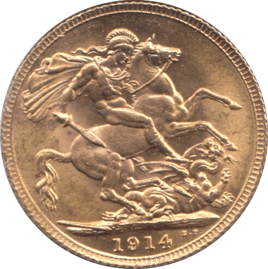1914 GOLD SOVEREIGN ( UNC ) - Sovereign - Cambridgeshire Coins