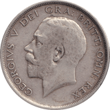 1914 HALF CROWN ( VF ) - HALF FARTHING - Cambridgeshire Coins