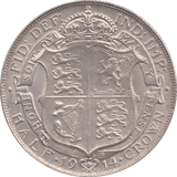 1914 HALFCROWN ( AUNC ) - HALFCROWN - Cambridgeshire Coins