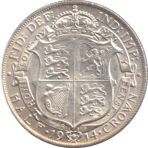 1914 HALFCROWN ( AUNC ) - HALFCROWN - Cambridgeshire Coins