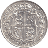 1914 HALFCROWN ( EF ) - HALFCROWN - Cambridgeshire Coins