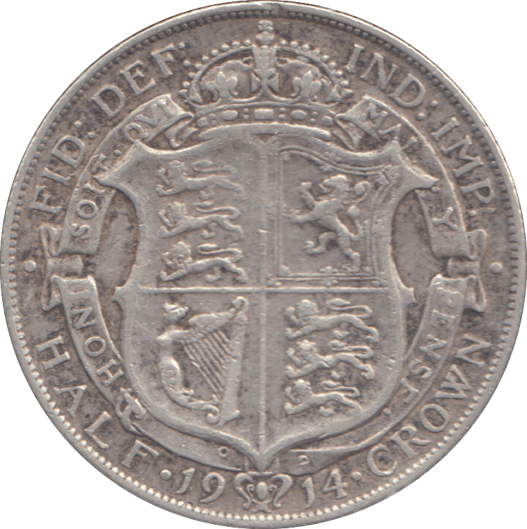 1914 HALFCROWN ( FINE ) - HALFCROWN - Cambridgeshire Coins