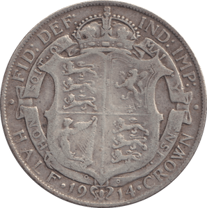 1914 HALFCROWN ( FINE ) - WORLD COINS - Cambridgeshire Coins