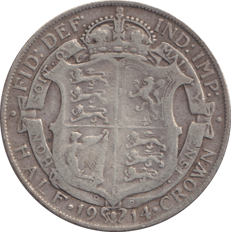 1914 HALFCROWN ( FINE ) - WORLD COINS - Cambridgeshire Coins
