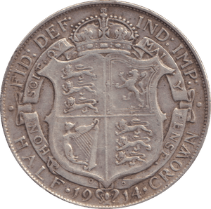 1914 HALFCROWN GEORGE V ( GF ) - HALFCROWN - Cambridgeshire Coins