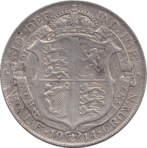 1914 HALFCROWN ( GF ) - HALFCROWN - Cambridgeshire Coins