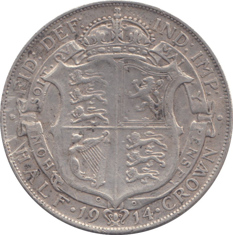 1914 HALFCROWN ( GF ) - HALFCROWN - Cambridgeshire Coins
