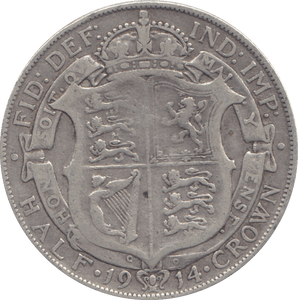1914 HALFCROWN ( GF ) - HALFCROWN - Cambridgeshire Coins