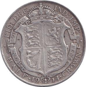 1914 HALFCROWN ( GF ) - HALFCROWN - Cambridgeshire Coins