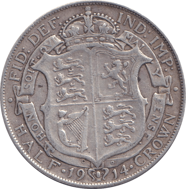 1914 HALFCROWN ( GF ) - HALFCROWN - Cambridgeshire Coins