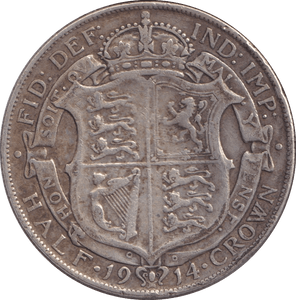 1914 HALFCROWN ( GF ) - HALFCROWN - Cambridgeshire Coins